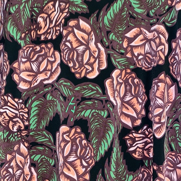 Maxi skirt with roses - Picture 3 of 6